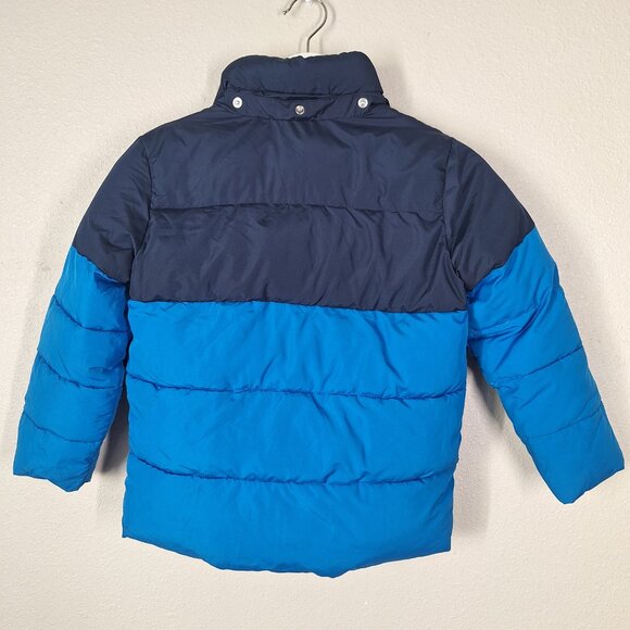 Kids Puffer Jacket ColdControl GAP Blue Size S - Picture 7 of 10